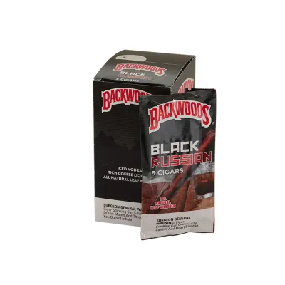 Black Russian Backwoods - 5 Cigars